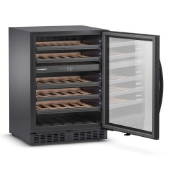 Weinkühlschrank E45FG 2 Temperaturzonen rahmenlose Glastür