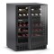 Weinkühlschrank E45FG 2 Temperaturzonen rahmenlose Glastür