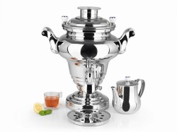 Samowar Royal aus Edelstahl 2 Liter