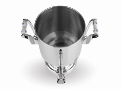 Samowar Katharina aus Edelstahl 2 Liter