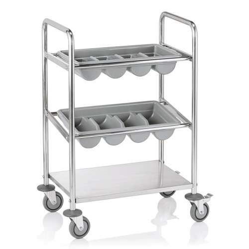 Besteckwagen mit Ablagebord
