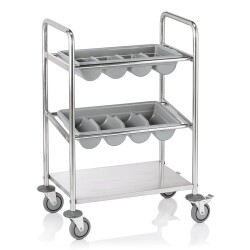 Besteckwagen mit Ablagebord
