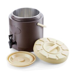 Thermogetränkebehälter braun 12 Liter
