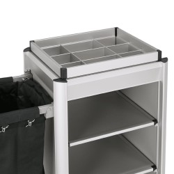 Zimmerservicewagen ISABELLA hell innen Aluoptik 1 Sack