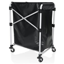 Wäschewagen 1 Wäschesack schwarz
