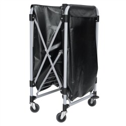 Wäschewagen 1 Wäschesack schwarz