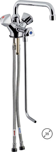 Mischbatterie Niederdruck 1 Becken