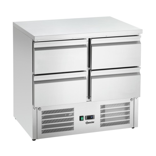 Mini-Kühltisch 900S4 mit 4 Schubladen