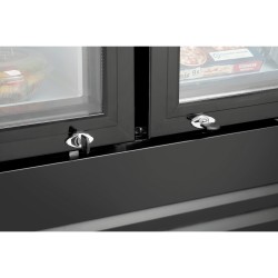Kühl-/Gefrierkombination schwarz 820L