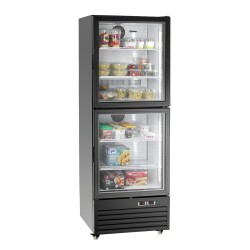 Kühl-/Gefrierkombination schwarz 430L
