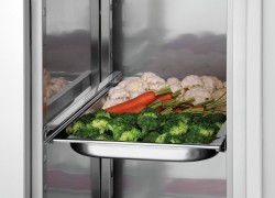 Edelstahl Kühlschrank auf Rollen 335L GN110