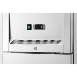 Edelstahl Kühlschrank auf Rollen 335L GN110