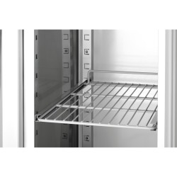 Edelstahl Kühlschrank auf Rollen 335L GN110