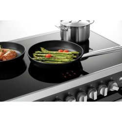 Induktionsherd schwarz 6 Platten & Backofen 6K-EBMF