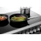 Induktionsherd schwarz 6 Platten & Backofen 6K-EBMF