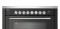 Induktionsherd schwarz 6 Platten & Backofen 6K-EBMF