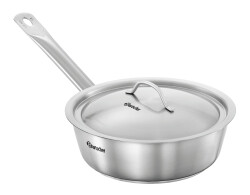 Edelstahl Bratpfanne mit Deckel E240-D1