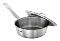 Edelstahl Bratpfanne mit Deckel E240-D1