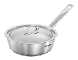 Edelstahl Bratpfanne mit Deckel E240-D1