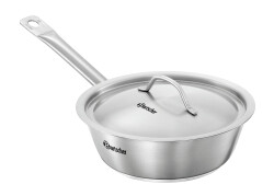 Edelstahl Bratpfanne mit Deckel E200-D1