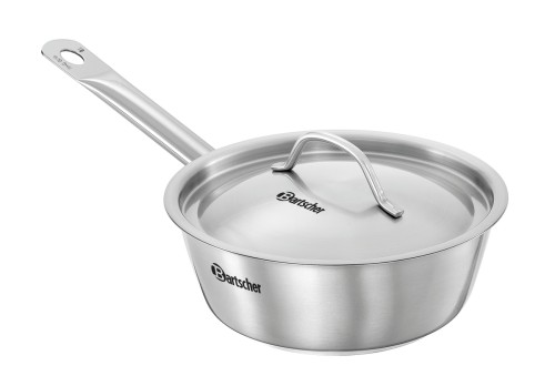 Edelstahl Bratpfanne mit Declel E180-D1