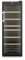 Freistehender Weinschrank - 1-Türig WFbli 5041