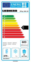 Umluft Gewerbekühlschrank FRFvg 6501 für GN 2/1