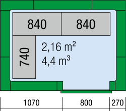 Tiefkühlzelle EVO 300