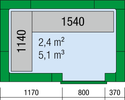Tiefkühlzelle EVO 400