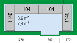 Tiefkühlzelle EVO 700