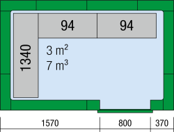 Tiefkühlzelle EVO 1100