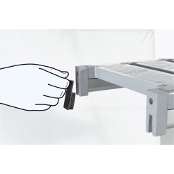 Regalsystem für EVO 1300 L-förmig