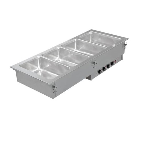 Einbau Bain Marie 4x GN 1/1 mit getrennt regelbaren Becken