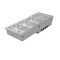 Einbau Bain Marie 4x GN 1/1 mit getrennt regelbaren Becken