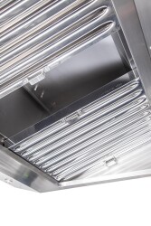 Wandhaube Trapezform 100x70cm Flammschutzfilter Typ F1
