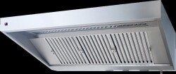 Wandhaube Trapezform 120x70cm Flammschutzfilter Typ F1
