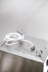 Wandhaube Trapezform 120x90cm Flammschutzfilter Typ F1