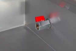 Wandhaube Trapezform 200x90cm Flammschutzfilter Typ F1
