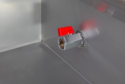 Wandhaube Trapezform 220x110cm Flammschutzfilter Typ F1