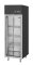 Kühlschrank mit Glastür schwarz STAR-BLACK BR 650 GN 2/1