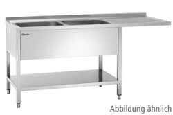 Spülcenter 2 Becken Abtropffläche (li.)...