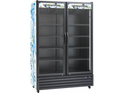 Gestränkekühlschrank schwarz 2-türig SD1326Eblack