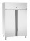 Edelstahl Kühlschrank mit 2 Türen 2/1GN 1400L