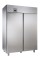 Edelstahl Gastro-Kühlschrank 2-türig KU 1402 Base