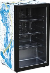 Kühlschrank schwarz Counter 98v2-black