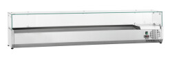Kühlaufsatz 10 x 1/4 GN GL3-2005 mit Glasaufsatz