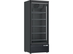 Tiefkühlschrank mit Glastür schwarz DC560BC