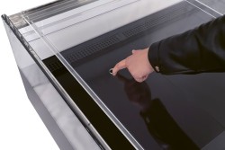 Impuls-Kühlinsel FLATEY 1500 Plexi-Schiebescheiben