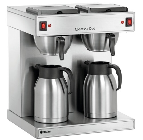 Doppel-Kaffeemaschine mit 2 Isolierkannen