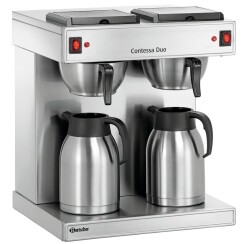 Doppel-Kaffeemaschine mit 2 Isolierkannen
